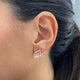Diamond Chandelier Earrings 1.13 Carat Rose Gold 14K