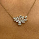 Diamond Pendant Necklace 2.49 Carat Yellow Gold 14K