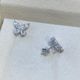 Diamond Stud Earrings 1.8 ct White Gold