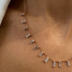 Diamond Chain Necklace 2.29 Carat Rose Gold 14K