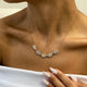 Diamond Chain Necklace 4.87 Carat White Gold 14K