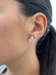 Diamond Stud Earrings 2.48 Carat Rose Gold 14K