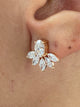 Diamond Stud Earrings 2.48 Carat Rose Gold 14K