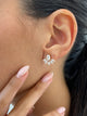 Diamond Stud Earrings 2.48 Carat Rose Gold 14K