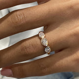Diamond Stackable Ring Ring 1 ct Rose Gold