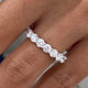 Diamond Wedding Band Fashion Ring 1.25 ct TCW, White Gold 14K