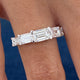 Diamond 5 Stone Ring 2.38 Carat White Gold 14K