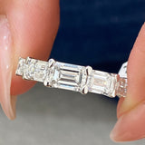 Diamond 5 Stone Ring 2.38 Carat White Gold 14K