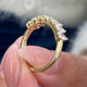 Diamond Half Eternity Ring 1.19 Carat Yellow Gold 14K