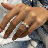 Diamond Statement Ring 1 Carat Yellow Gold 14K