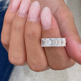 Diamond 5 Stone Ring 3.24 Carat White Gold 14K