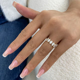 6-Stone Anniversary Ring 1.6ct TCW, 14K Gold