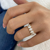 6-Stone Anniversary Ring 1.6ct TCW, 14K Gold