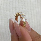 6-Stone Anniversary Ring 1.6ct TCW, 14K Gold