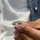 Diamond wrap ring 1.64 Carat Rose Gold 14K
