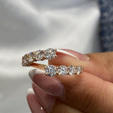 Diamond wrap ring 1.64 Carat Rose Gold 14K