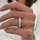 Diamond Half Eternity Ring 2.62 Carat Yellow Gold 14K