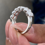 Diamond Wedding Band 2.66 Carat White Gold 14K