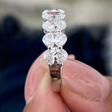 Diamond Wedding Band 2.66 Carat White Gold 14K