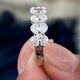 Diamond Wedding Band 2.66 Carat White Gold 14K