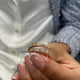 Diamond Pave Ring 1.02 Carat Rose Gold 14K