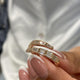 Diamond Pave Ring 1.02 Carat Rose Gold 14K