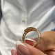 Diamond Pave Ring 1.02 Carat Rose Gold 14K