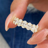 Diamond Wedding Band 2.71 Carat Yellow Gold 14K