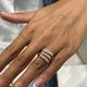Diamond Wrap Ring 1.46 Carat Rose Gold 14K