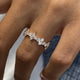 Diamond Stackable Ring 0.92 Carat Rose Gold 14K
