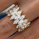 Diamond Statement Ring 3.20 Carat Yellow Gold 14K
