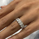 Diamond Band Ring 2.12 Carat White Gold 14K
