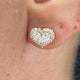 Diamond Stud 0.85 Carat Yellow Gold 14K