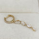 Diamond Dangle Earrings 2.4 ct Yellow Gold