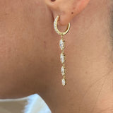 Diamond Drop 2.08 Carat Yellow Gold 14K
