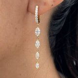 Diamond Drop 2.08 Carat Yellow Gold 14K