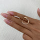 Diamond Hoop Earrings 1.8 ct Rose Gold