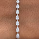 Diamond Tennis Bracelet 5.03 Carat White Gold 14K