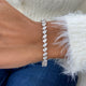 Diamond Tennis Bracelet 8.95 Carat White Gold 14K