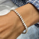 Diamond Tennis Bracelet 7.48 Carat White Gold 14K