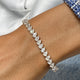 Diamond Tennis Bracelet 7.48 Carat White Gold 14K
