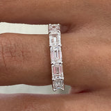 Diamond 5 Stone Ring 1.70 Carat White Gold 14K