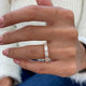 Diamond 5 Stone Ring 1.59 Carat Yellow Gold 14K