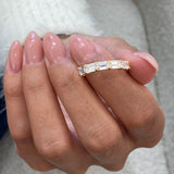 Diamond 5 Stone Ring 1.59 Carat Yellow Gold 14K