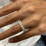 Diamond Band Ring 1.8 ct Rose Gold