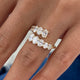 Diamond Wrap Ring 1.95 Carat Yellow Gold 14K