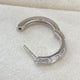 Diamond Hoop Earrings 0.8 ct White Gold