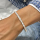 Diamond Tennis Bracelet 10.65 Carat White Gold 14K