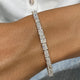 Diamond Tennis Bracelet 10.65 Carat White Gold 14K