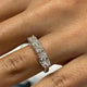 Diamond 5 Stone Ring 1.14 Carat White Gold 14K